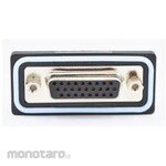 NORCOMP D-sub Connector Solder Terminal 26 Way Female PCB Mount