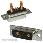 NORCOMP D-sub connector 13 poles male panel mount