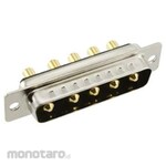 NORCOMP D-sub connector 5 pole male panel mount