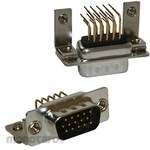 NORCOMP Norcomp D-sub connector, 15 poles, female, through-hole mounting, 181-M15-213R141
