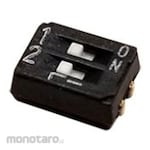 Nidek Components (formerly Nidec Copal Electronics) NIDEC COPAL ELECTRONICS GMBH Slide Switch 2 Circuits 1 Contact 100 mA