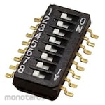 Nidek Components (formerly Nidec Copal Electronics) NIDEC COPAL ELECTRONICS GMBH Slide Switch 8PST 100mA