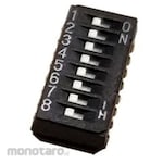 Nidek Components (formerly Nidec Copal Electronics) NIDEC COPAL ELECTRONICS GMBH Slide Switch 8PST 100mA