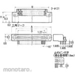 OMRON Half-pitch connector (for board-to-board connection) XH2