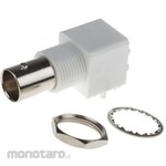 RS PRO BNC connector RS Pro Jack Right angle Solder type PCB mounting Nickel