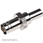 RS PRO BNC connector RS Pro Jack Straight Crimp type Cable mount Nickel