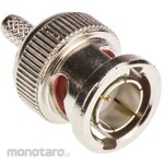 RS PRO BNC connector RS Pro Plug Straight Crimp type Cable mount Nickel