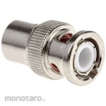 RS PRO BNC connector RS Pro plug straight clamp type cable mount nickel