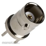 RS PRO Bnc Connector Jack Straight Solder Type Pcb Mounting Nickel