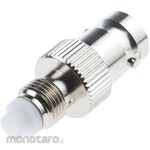 RS PRO Coaxial Conversion Adapter RS Pro Straight FME Jack-BNC-Jack Nickel