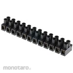 RS PRO Contact strip RS Pro straight 12 poles 2 rows black