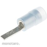 RS PRO Crimp blade terminal RS Pro Insulation Blade length 10mm Blade width 2.4mm Blue 1.5 → 2.5mm2, 16 → 14AWG