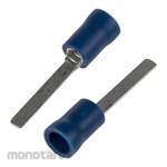 RS PRO Crimp blade terminal RS Pro Insulation Blade length 18.1mm Blade width 2.5mm Blue 1.5 → 2.5mm2, 16 → 14AWG