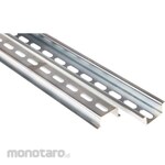 RS PRO DIN rail RS Pro top hat (deep) with groove 500mm x 35mm x 15mm