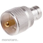 RS PRO High Frequency Connector RS PRO Straight UHF Plug to BNC Socket Jack Silver