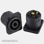 RS PRO Loudspeaker connector RS PRO 4-pole male Panel mount