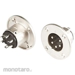 RS PRO Loudspeaker connector RS PRO 5 pole male straight panel mount