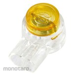 RS PRO RS PRO Butt Splice Sleeve 26AWG 22AWG Insulated Butt Splice White, Yellow