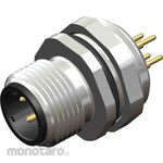 RS PRO RS PRO Circular Connector, 4 Way, M12, Front Mounting