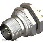 RS PRO RS PRO Circular Connector, 4 Way, M12, Rear Mounting