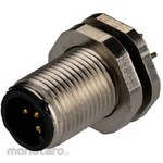 RS PRO RS PRO Circular Connector, 5 Way, M12, Rear Mounting