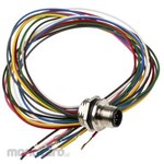 RS PRO RS PRO Circular Connector, 8 Way, M12, Front Mounting