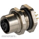 RS PRO RS PRO Circular Connector, 8 Way, M12, Rear Mounting