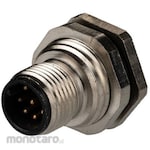 RS PRO RS PRO Circular Connector, 8 Way, M12, Rear Mounting