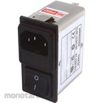 RS PRO RS PRO IEC Filter 1 Fuse 2 Pole Snap In 2A 250V ac