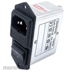 RS PRO RS PRO IEC Inlet 2 Fuse 2 Pole Chassis Mount 10A 250V ac