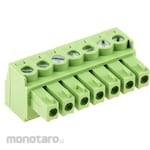 RS PRO RS PRO PCB Terminal Block, 3.81mm Pitch, 1 Row, 7 Way, Green