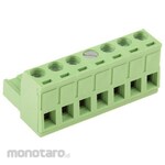 RS PRO RS PRO PCB Terminal Block, 5.08mm Pitch, 1 Row, 7 Way, Green