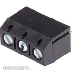 RS PRO RS PRO PCB Terminal Block, 5mm Pitch, 1 Row, 3 Way, Black