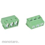 RS PRO RS PRO PCB Terminal Block, 5mm Pitch, Single Row, 3 Way, Green