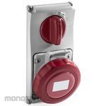 RS PRO RS PRO Power Connector (Industrial Connector), Panel Mount, Socket, Red