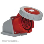 RS PRO RS PRO Power Connector (Industrial Connector), Wall Mount, Socket, Red