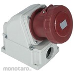 RS PRO RS PRO Power Connector (Industrial Connector), Wall Mount, Socket, Red