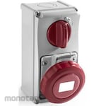 RS PRO RS PRO Power Connector (Industrial Connector), Wall Mount, Socket, Red