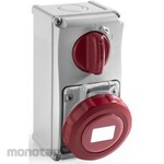 RS PRO RS PRO Power Connector (Industrial Connector), Wall Mount, Socket, Red