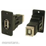 RS PRO RS PRO USB Connector A to B, Female to Female Panel Mount