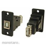 RS PRO RS PRO USB Connector B to A, Female to Female Panel Mount