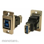 RS PRO RS PRO USB Connector B to A, Female to Female Panel Mount