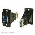 RS PRO RS PRO USB Connector B to A, Female to Female Panel Mount