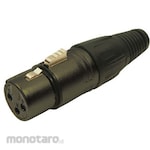 RS PRO RS PRO XLR Connector, Female, 3 Pole, Straight, Cable Mount, Silver Plated
