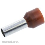 RS PRO RS Pro Crimp bootlace ferrule, insulation, brown