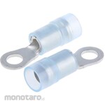 RS PRO RS Pro Insulated Round Crimp Terminal, Stud Diameter: M3.5 (# 6), Blue RNYD Series, 16AWG to 14AWG