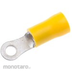 RS PRO RS Pro Insulated Round Crimp Terminal, Stud Diameter: M3.5, Yellow, 12AWG to 10AWG