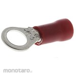 RS PRO RS Pro Insulated Round Crimp Terminal, Stud Diameter: M5, Red, 22AWG to 16AWG