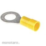 RS PRO RS Pro Insulated Round Crimp Terminal, Stud Diameter: M8, Yellow, 12AWG to 10AWG