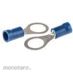 RS PRO RS Pro Insulated round crimp terminal, Stud diameter: M8, Blue, 16AWG to 14AWG